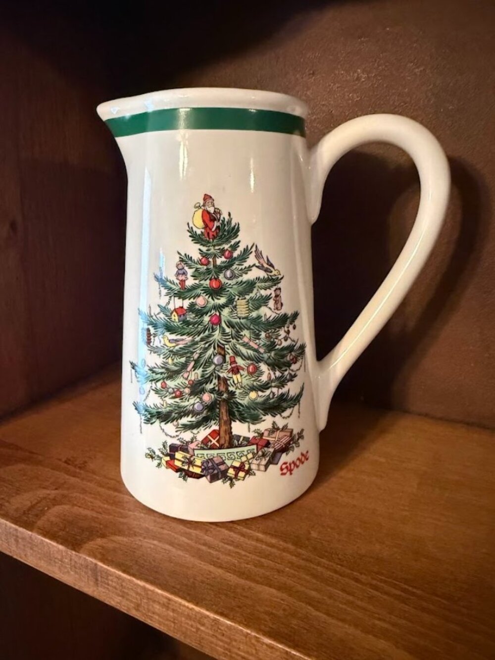 Spode Christmas Tree Pitcher - Picture 2 of 4